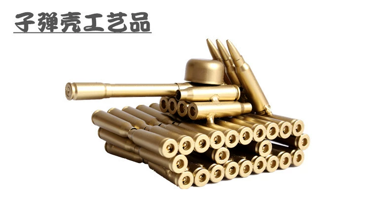 Bullet shell craft trang trí máy bay pháo pháo mô hình phòng khách trang trí văn phòng nghỉ hưu kỷ niệm quân đội - Trang trí nội thất