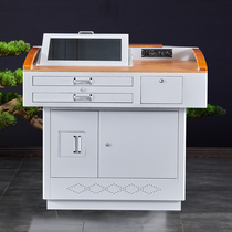 Campus audio-education central control multimedia platform table class class stainless steel multifunctional teacher classroom solid wood desk