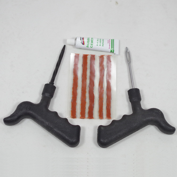 Xe máy điện ô tô ô tô chân không lốp sửa chữa nhanh sửa chữa lốp kit dải cao su sửa chữa lốp chân không - Bộ sửa chữa Motrocycle cờ le