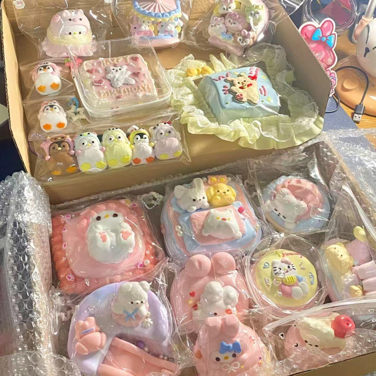 インターネットの有名人が高価値のつまみ音楽の遅いリバウンド泥をヒット、子供のための減圧玩具を自由にマッチ、無毒な女の子