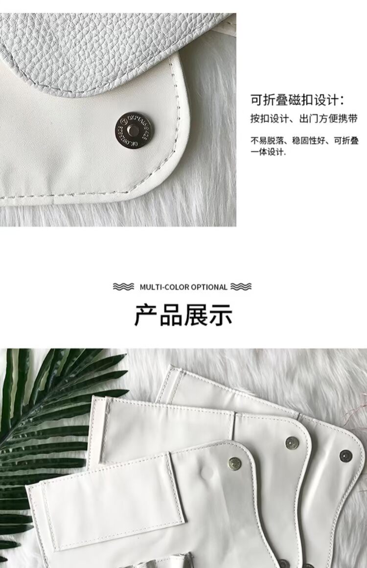 Mỹ phẩm túi trang điểm lưu trữ bàn chải nữ xách tay lưới màu đỏ công cụ trang điểm cọ xô với bàn chải túi đơn giản ins gió siêu lửa - Các công cụ làm đẹp khác keo dán mi