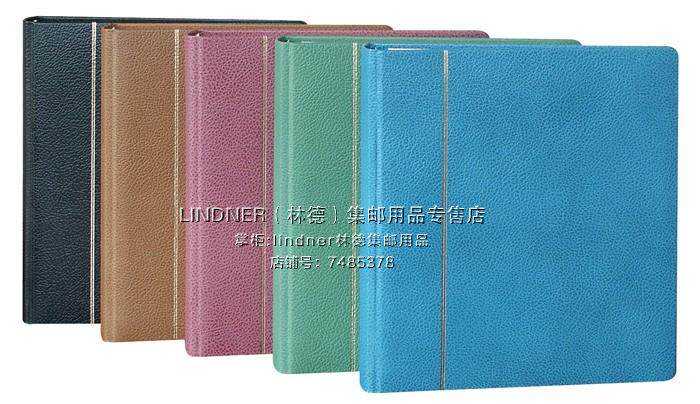 LINDNER 18 ring Sheepskin loose leaf book German original philatelic book Coin book 1102L 810BY