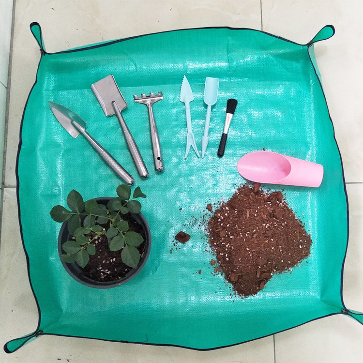 Mixed Earth Mat Balcony Home Transfer Basin Swatter Planting Operation Garden Art Tools Multi-Meat Dual-use Pipette Small Shovel