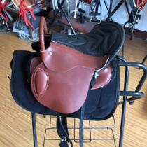 Childrens riding pony special saddle Leather dwarf saddle Equestrian supplies Depaul dwarf horse saddle