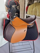 Special price British-style comprehensive saddle double belly strap horse saddle large and small dwarf saddle horse farm coach equestrian special comprehensive saddle