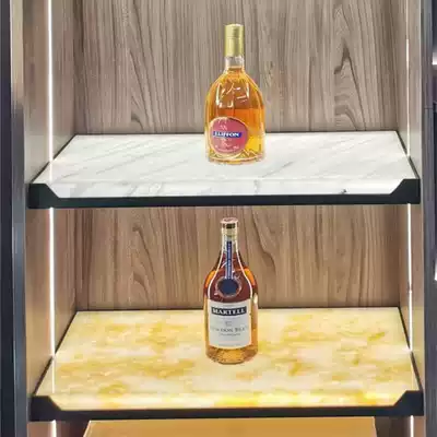 Cloud stone aluminum alloy laminate with lamp integral cabinet laminate lamp wardrobe laminate lamp display cabinet induction partition lamp