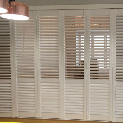 Solid wood louvered door, folding door, walk-in closet, breathable folding door, living room partition door, balcony sliding door, no lower track