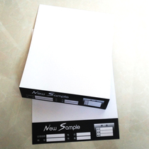 Spot fabric special new Black sample card cloth sample card A4 fold head color sample confirmation Card Factory Direct color card