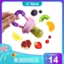 Tuyệt vời trẻ em cộng với thức ăn trẻ em trái cây và rau cắn âm nhạc núm vú silicone Teether bé ăn thực phẩm trái cây bổ sung dính răng - Gutta-percha / Toothbrsuh / Kem đánh răng bàn chải đánh răng trẻ em cao cấp