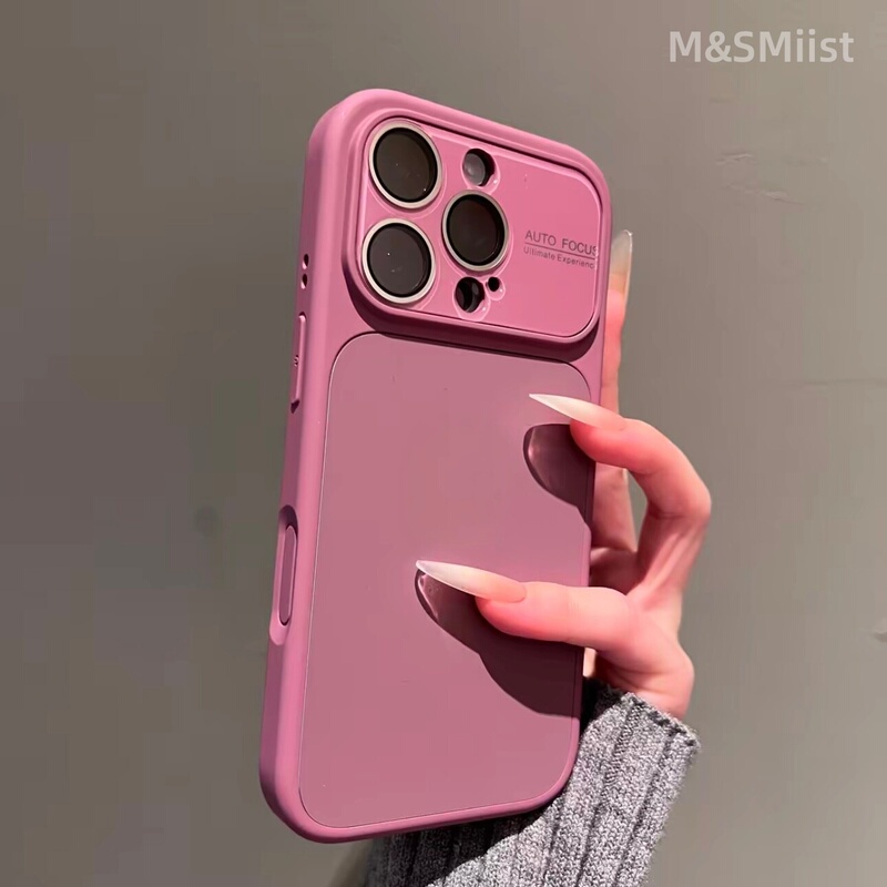 Uk Applicable Apple iPhone 17 Pro Max Phone Case 16 Pro High-End New Raspberry Purple Skin-Like Texture Instantly Transforms into 17 Full Coverage 14 Pro Shockproof 13 Pro Super Stylish 15 Protective Shell