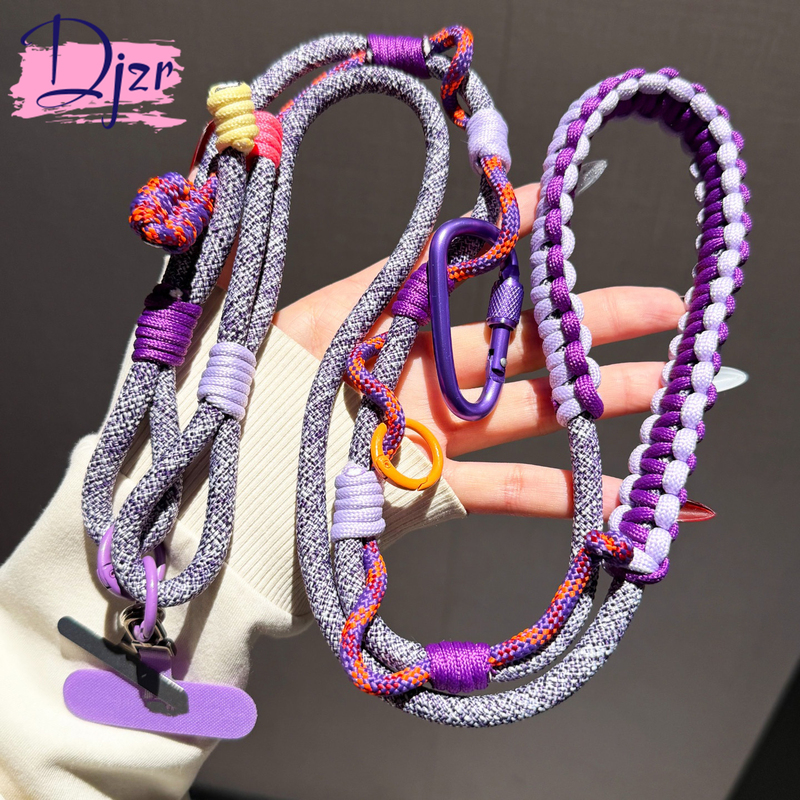 The New Multi-Functional Woven Mobile Phone Chain Lanyard Crossbody Shoulder Strap Bag from the Uk Is Adjustable, Sturdy, and Anti-Lost