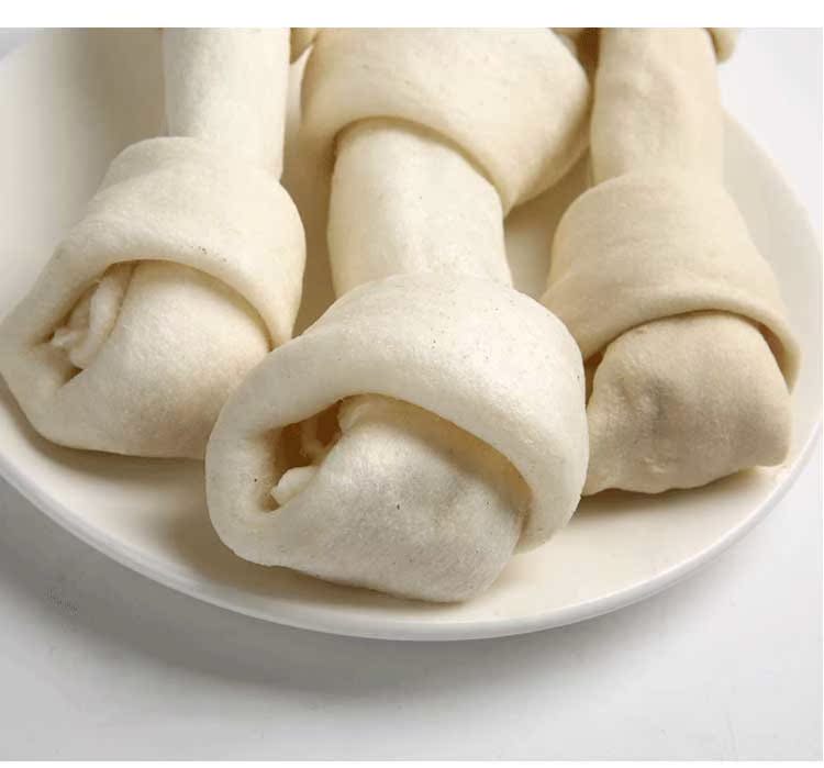 Chó ăn vặt răng hàm răng bằng da xương quá khổ chó nhai cắn lông vàng Husky Satsuma chó lớn - Đồ ăn vặt cho chó thức an cho chó con