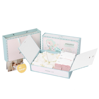 Eoodoo confinement clothing set gift box for pregnant women before and after giving breastfeeding clothes pure cotton home clothes maternal and child products