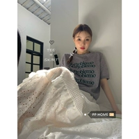 Тонкий трикотажный свитер, юбка, высокая талия