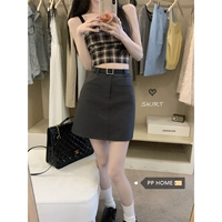 Костюм, цветная юбка, А-силуэт, высокая талия, с акцентом на бедрах