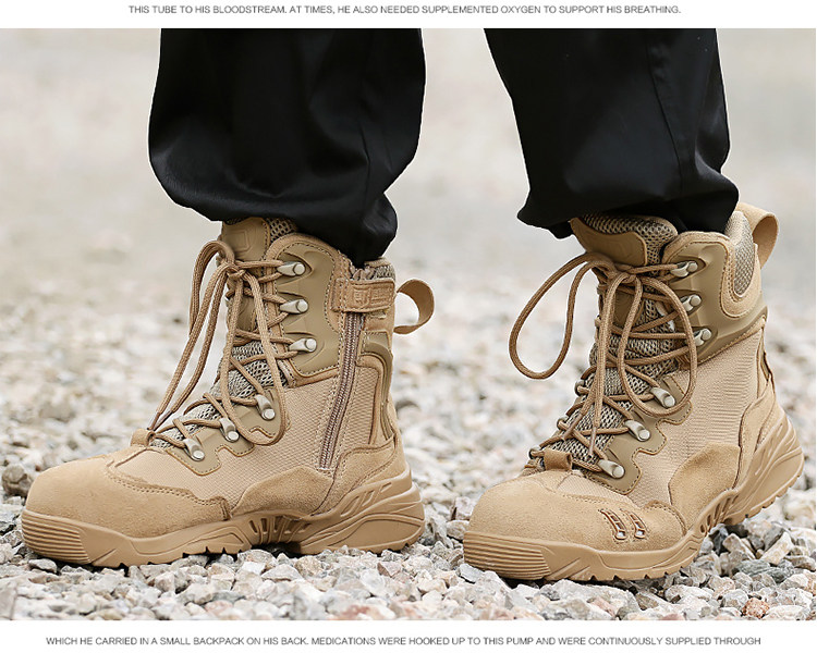 Boots militaires en Anti-fourrure - porter - Ref 1396939 Image 27