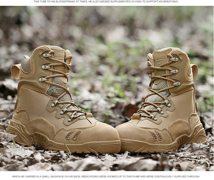 Boots militaires en Anti-fourrure - porter - Ref 1396939 Image 24