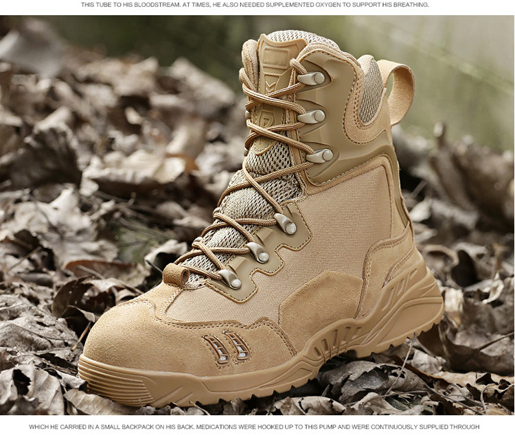 Boots militaires en Anti-fourrure - porter - Ref 1396939 Image 23