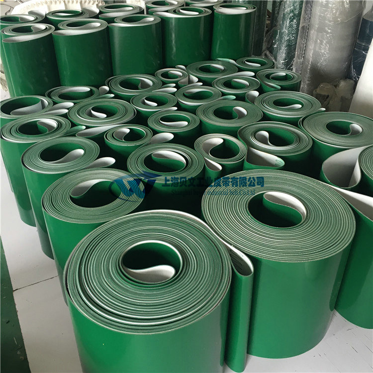 Green pvc conveyor belt food grade pu conveyor belt ring food conveyor belt pvc skirt bezel conveyor belt-Taobao