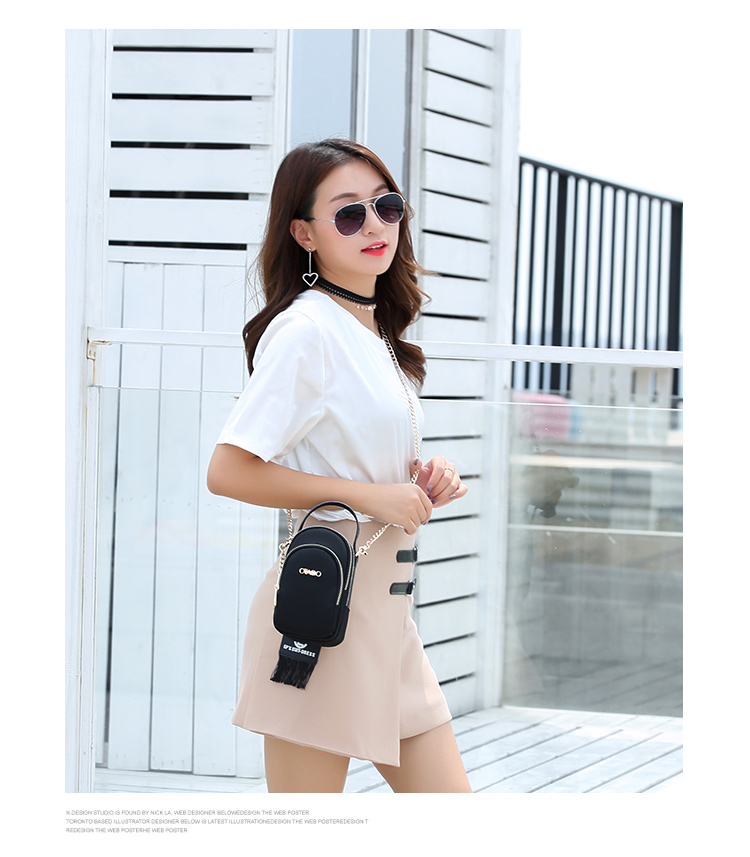 Túi điện thoại di động nữ túi 2018 mới Hàn Quốc phiên bản của hoang dã nhỏ mùa hè túi nhỏ vai ví chuỗi túi túi xách nữ đẹp