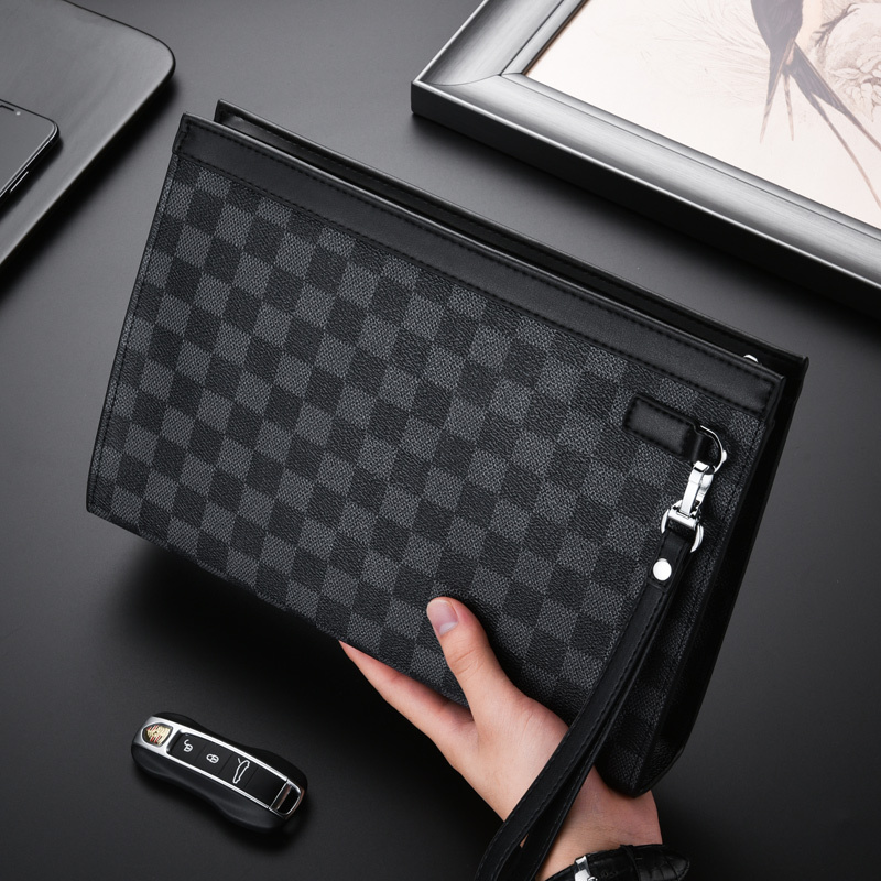 Men's Handbag Yy Large-Capacity Envelope Business Clutch Bag High-End Casual Youth Clutch Bag Trendy New Style