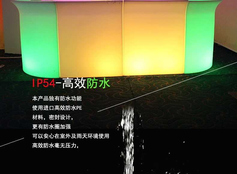 Bán hàng trực tiếp sạc LED sáng đèn bàn thanh tủ rượu KTV kiểm tra hoạt động ngoài trời chiếu sáng không thấm nước đồ nội thất - Giải trí / Bar / KTV