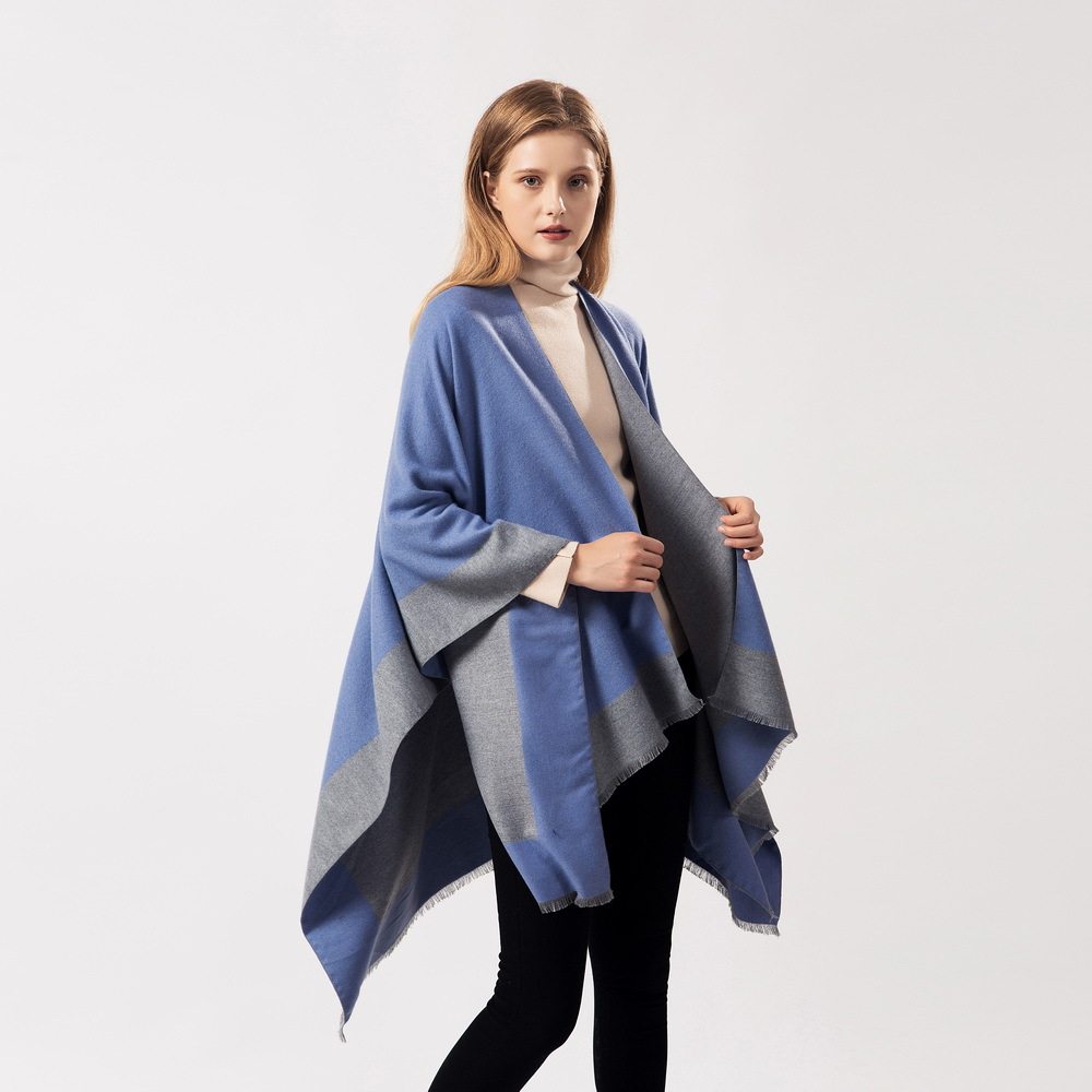 Warm tassel shawl cloak scarf shawl winter women шарф