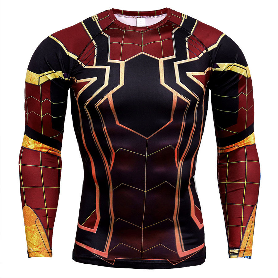 Spiderman Tghts Fitness Jacket Long Sleeve T-Shirt