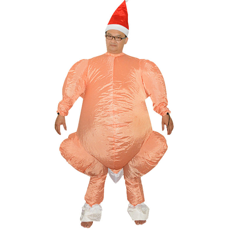 Halloween Thanksgiving Inflatable Dress Turkey Party Costume