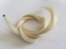 Violin bow hair viola bow hair cellist bow hair natural Mongolian ponytail hair white ponytail hair