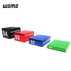 Professional 4-in-1 Soft Jump Box, Gym Kidsren's Physical Fitness Training Safety Bench Plyo Soft Box