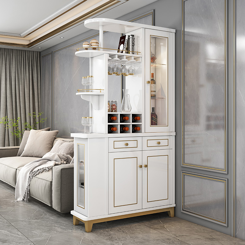 Partition cabinet living room simple modern porch cabinet light luxury style wine cabinet room cabinet paint screen shoe cabinet double-sided decoration