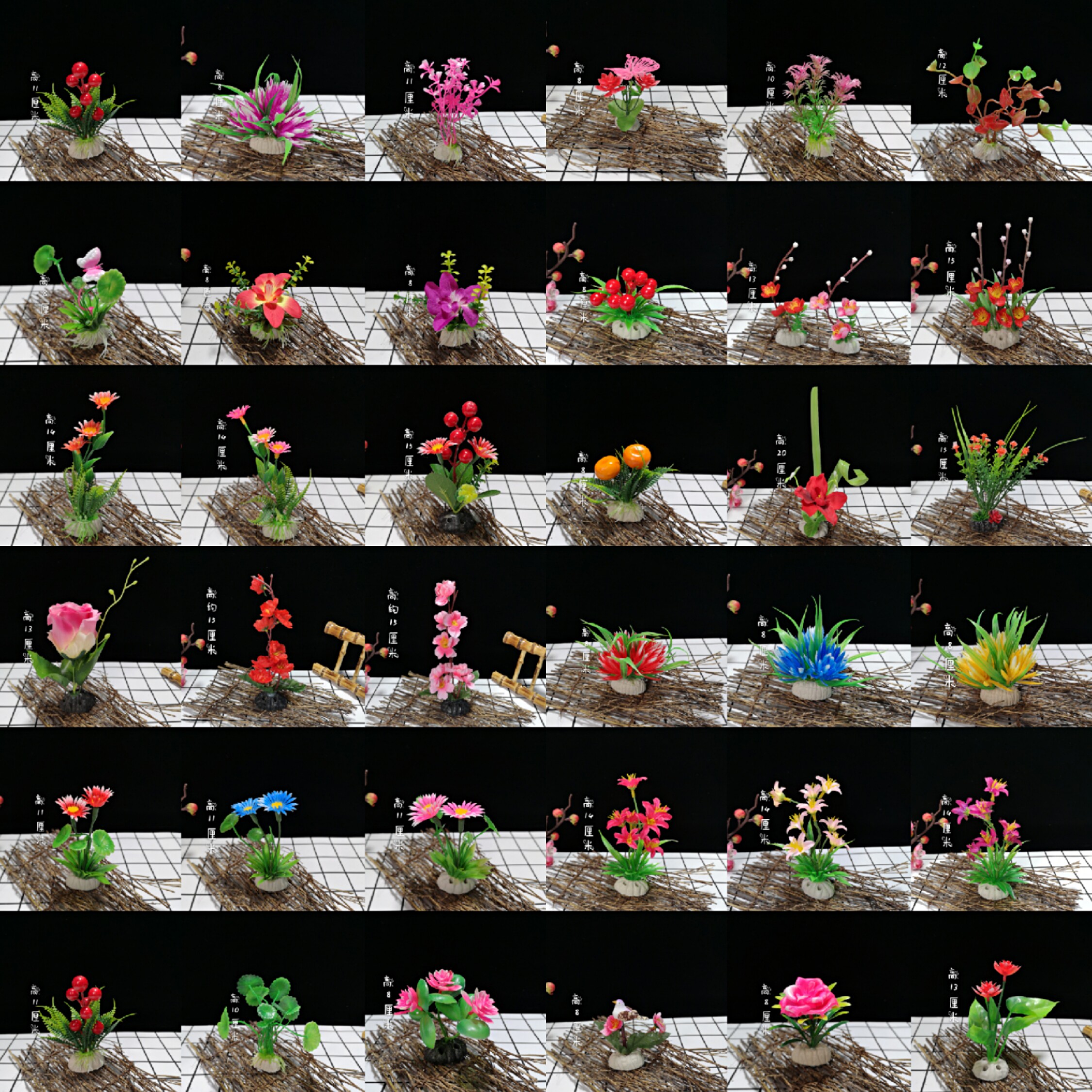 Hotel sashimi plating decorated flowers and herbs mood plate decoration set sushi platter creative plate head embellished with knick-knacks