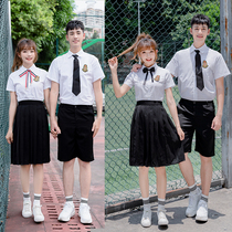 Summer school opening Junior high school student class uniform June 1 chorus performance uniform Primary school student graduation photo suit Bib