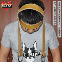  Valeo Head and Neck Trainer Weight bearing cap Neck Training cap Sports Weight bearing equipment Equipment Cowhide Muscle strength