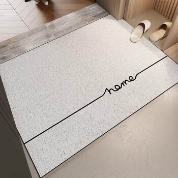 Entrance door floor mat wire loop entrance door door mat can be cut