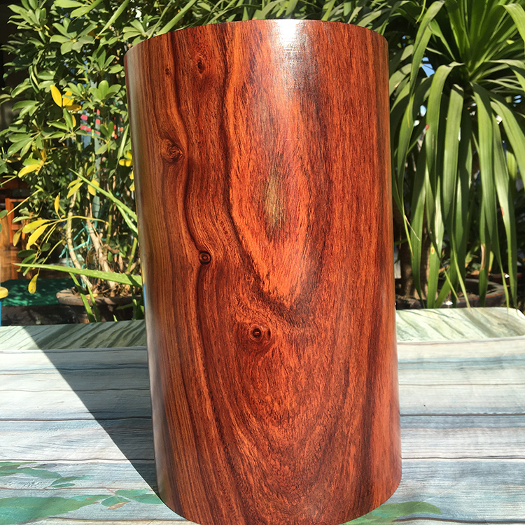 Sour branch large pen holder grimace pattern old red material Myanmar mahogany hair pen holder collection picture tube ornaments gift craft gift decoration