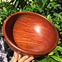 Red Wood Basin Fruit Basin Large Basin Burmese Flowers Pear Wood Whole Wood Polypo Basin Big Fruit Purple Sandalwood Large Bowl Size Craft