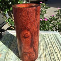 Red sour branch large pen holder Burma mahogany boutique super grimace pattern collection large brush picture tube ornaments special offer