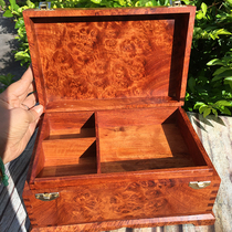 Redwood Rosewood jewelry box boutique tree tumor gall Wood tumor scar Tenon Tenon multi-functional jewelry cabinet big fruit red sandalwood collection