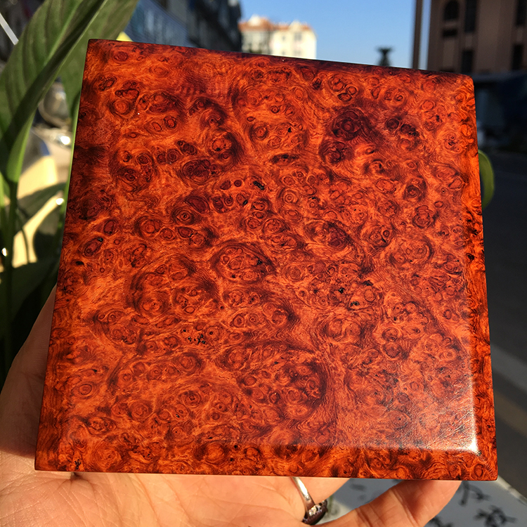 Tree tumor box Mahogany crafts Pear gall wood jewelry box Cherry wood bracelet Buddha beads storage process collection of fine products