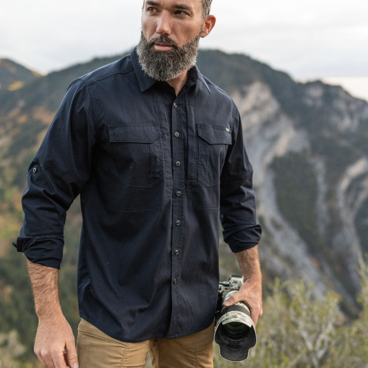 5.11 Outdoor Ready-To-Go Tactical Shirt 511Abr Long-Sleeved Shirt, Wear-Resistant, Breathable Casual Shirt 72543