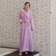 Flannel nightgown nữ mùa đông dài tay dày dày ấm áp cộng với đồ ngủ dài nam san hô lông cừu đôi áo choàng tắm dịch vụ nhà