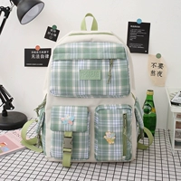 Зеленая одиночная сумка [принесите 2 значка]