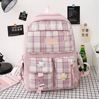 Розовая одиночная сумка [2 значка]