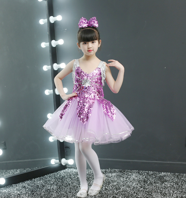Trang phục trẻ em pettiskirt mẫu giáo nhỏ sen phong cách đầy màu sắc cổ tích giấc mơ khiêu vũ trang phục công chúa gạc biểu diễn quần áo thời trang cho bé gái