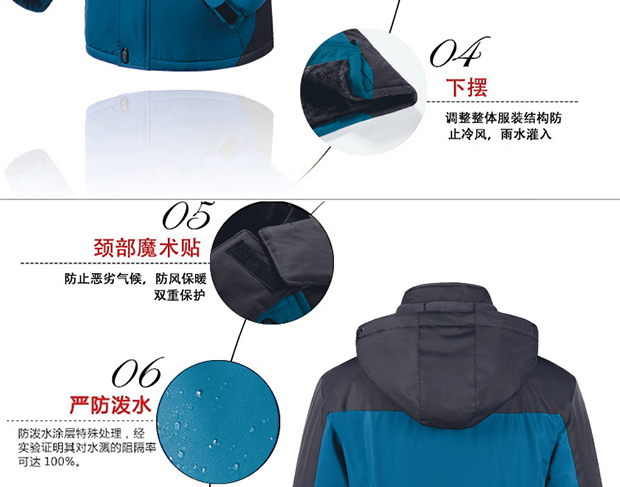 Áo khoác mùa đông cho cha áo gió trung niên cộng với áo khoác nhung cotton dày Mùa đông nam trung niên áo khoác cotton ấm áp áo gió không thấm nước