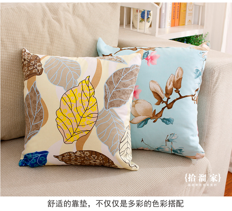 Tươi và đơn giản vườn bông gối gối sofa đệm giường đệm xe gối đệm giường đệm