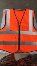 Reflective vest vest reflective jacket sanitation construction yellow fluorescent clothing traffic luminous driver safety clothing