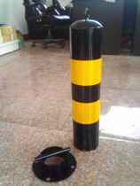 Fixed column movable road pile retaining column pile parking position lock movable column isolation column